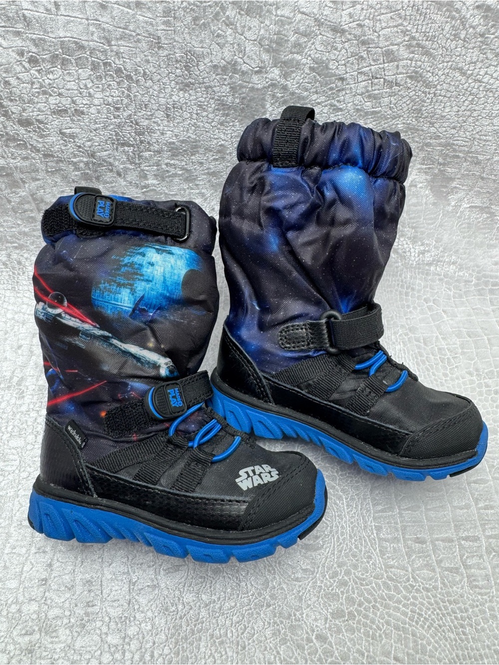 Stride Rite Made 2 Play Star Wars Sneaker Winter Boots, Boys baby size 5M